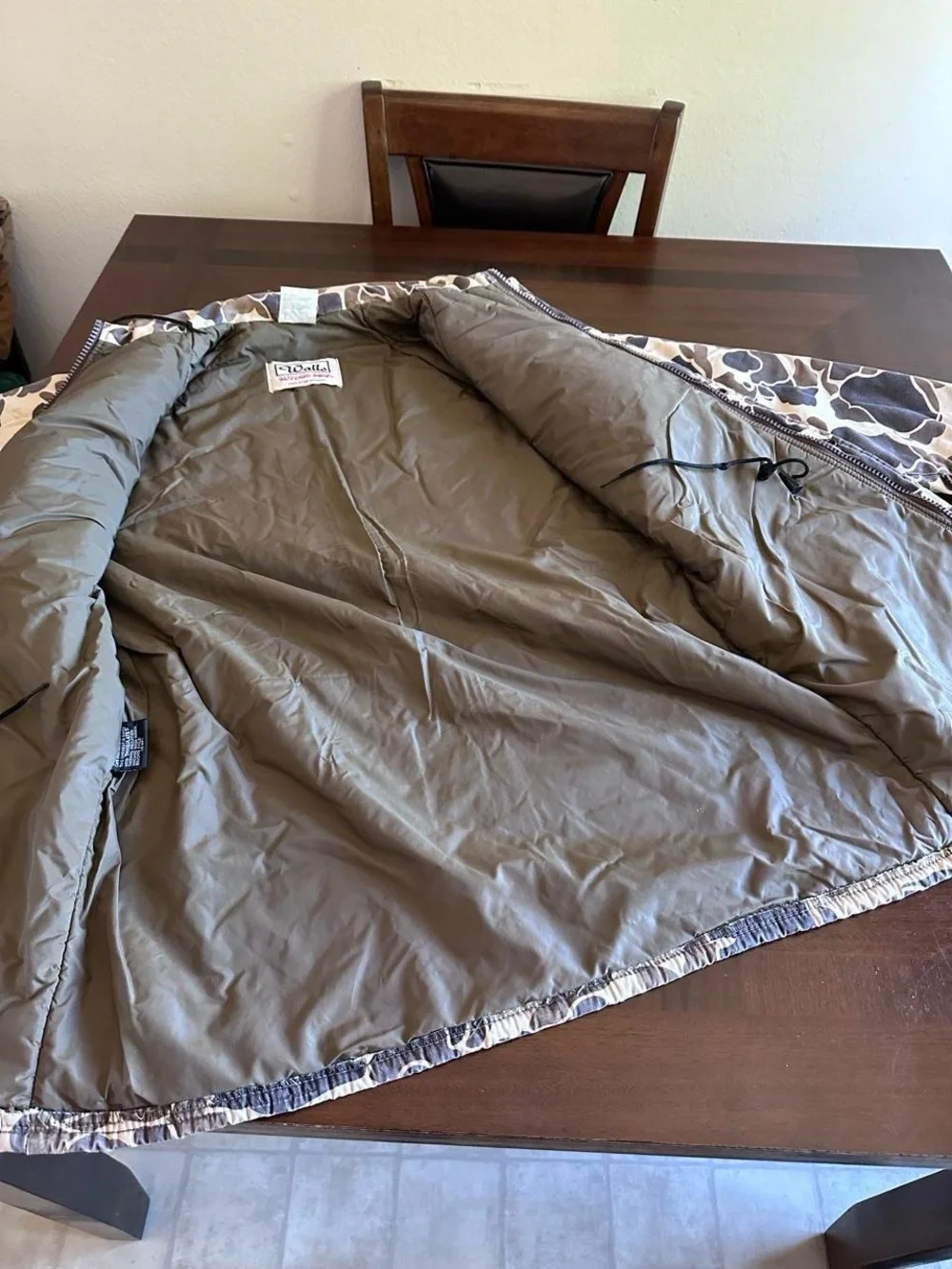 Vintage Walls Blizzard-Pruf Camo Parka Jacket Insulated Men’s Small 38-40